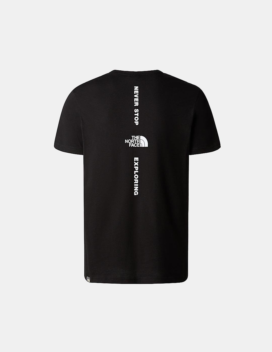 Camiseta The North Face Vertical Never Stop Negro