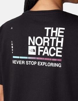 Camiseta The North Face W Graphic Foundation Negro