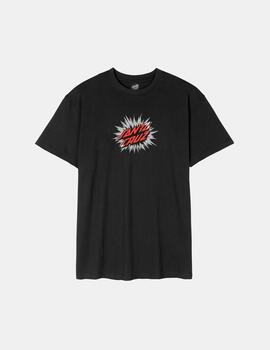 Camiseta Santa Cruz Burst Oval Negro