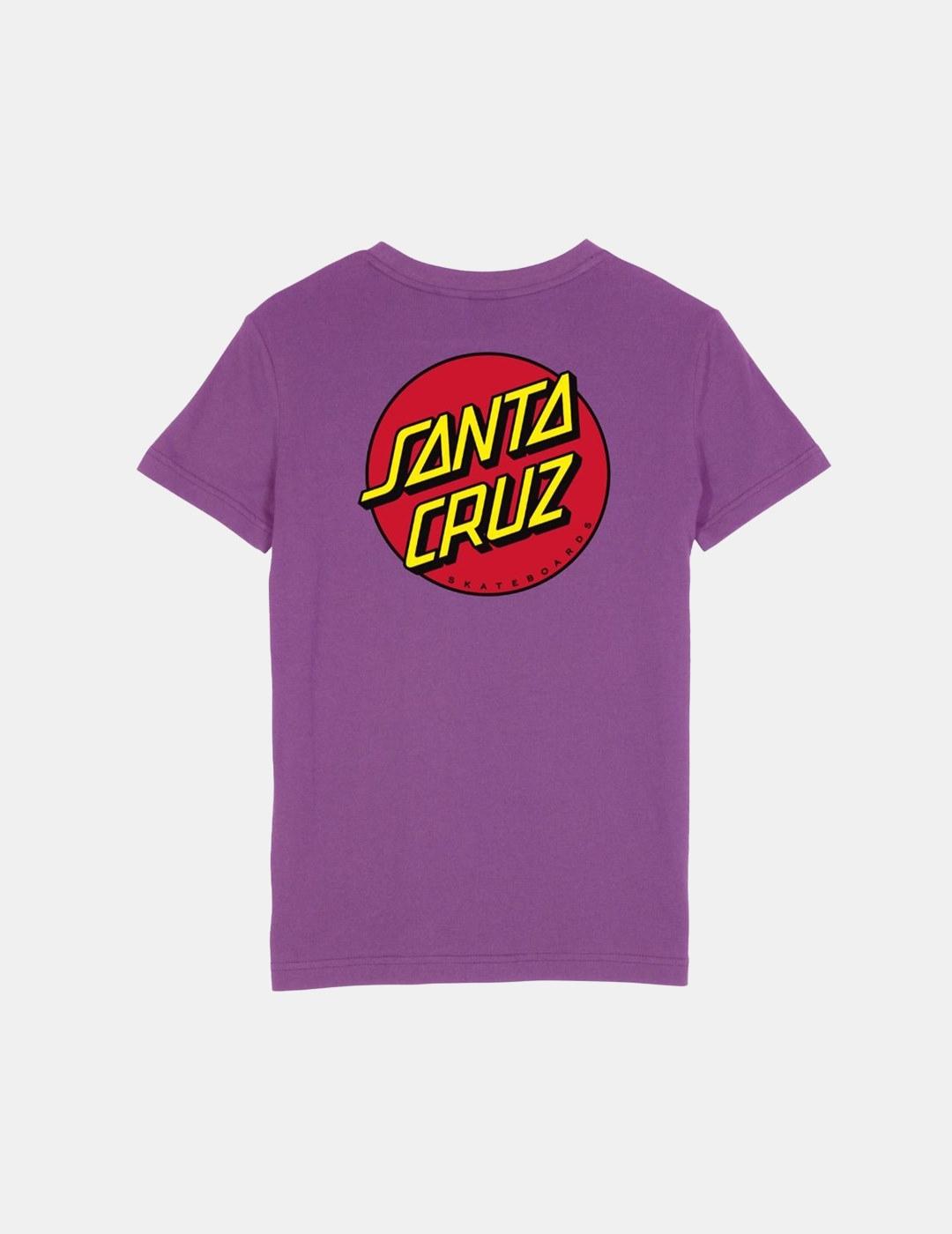 Camiseta Santa Cruz Classic Dot Chest Morado
