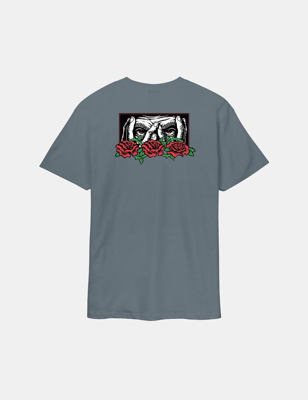 Camiseta Santa Cruz Dressen Roses Ever Slick Gris