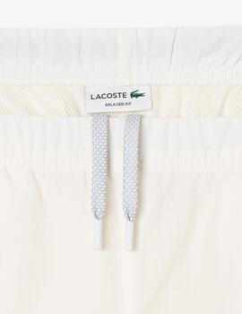Pantalones Lacoste XH1871 Blanco