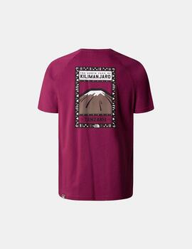 Camiseta The North Face Kilimanjaro Granate