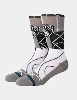 Calcetines Stance NBA Brookyn Nets Zone Gris