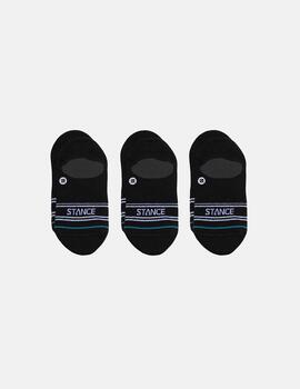 Calcetines Stance Basic 3 Pack Negro