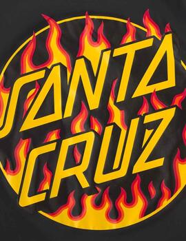 Chaqueta Santa Cruz x Thrasher Flame Dot Negro