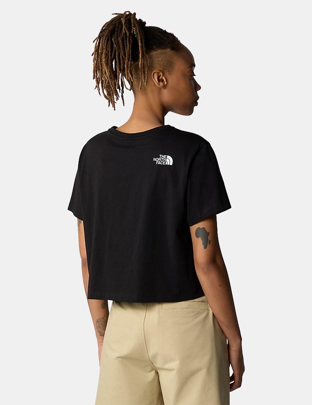Camiseta The North Face Cropped Fine Negro