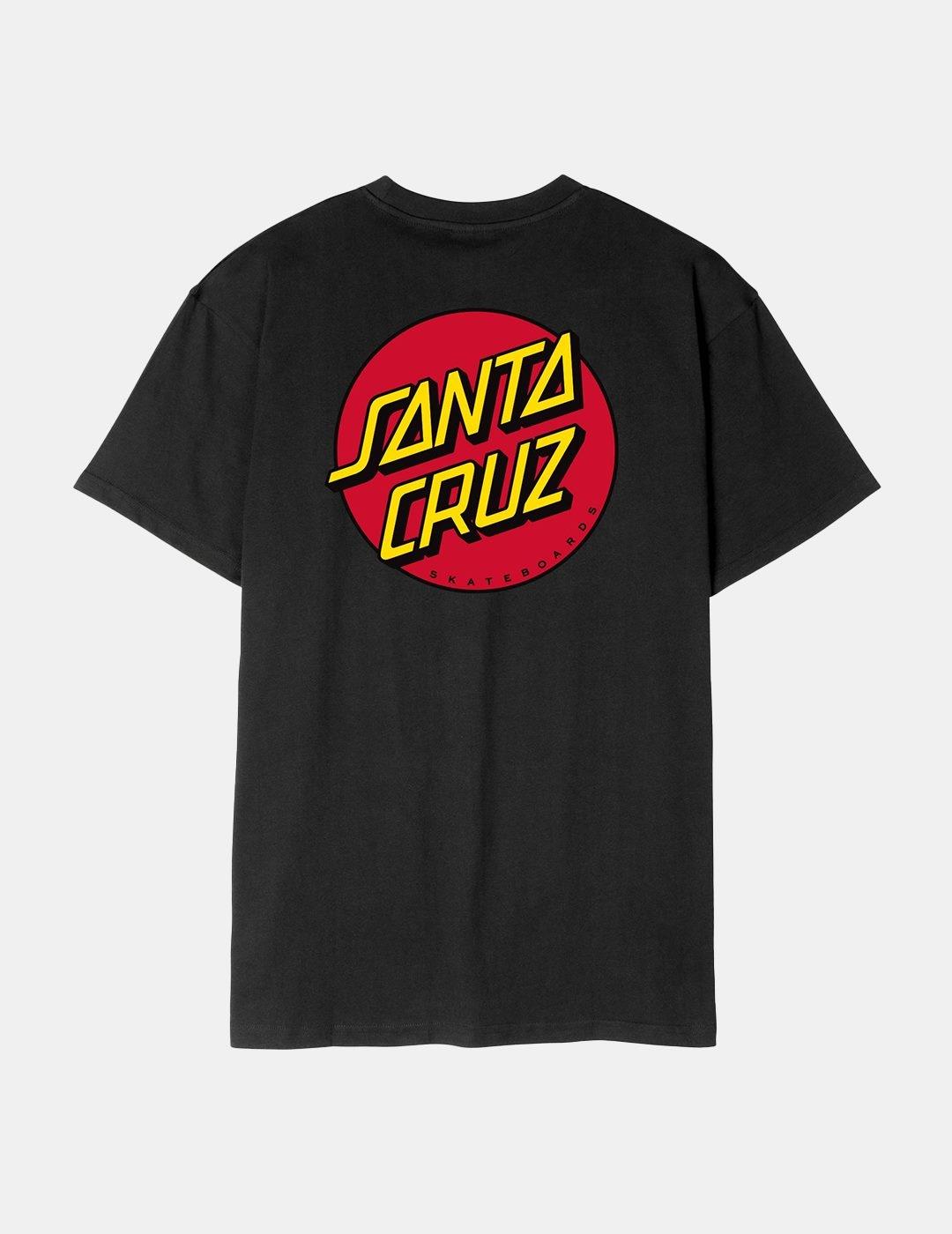 Camiseta Santa Cruz Classic Dot Chest Negro
