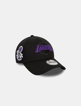 Gorra New Era 9Forty Nba Lakers Side Patch Negro