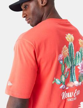 Camiseta New Cactus Graphic Rojo