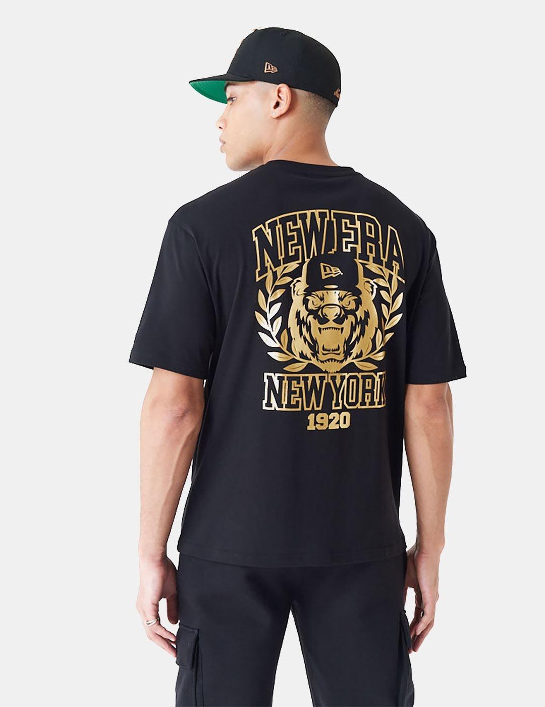 Camiseta New Era Graphic Oversized Negro