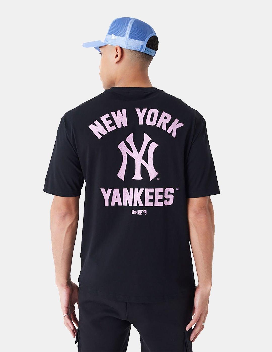 Camiseta New Era Mlb Yankees Wordmark Negro