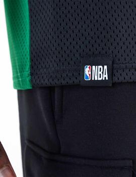 Camiseta New Era NBA Celtics Mesh Oversize Arch Graphic