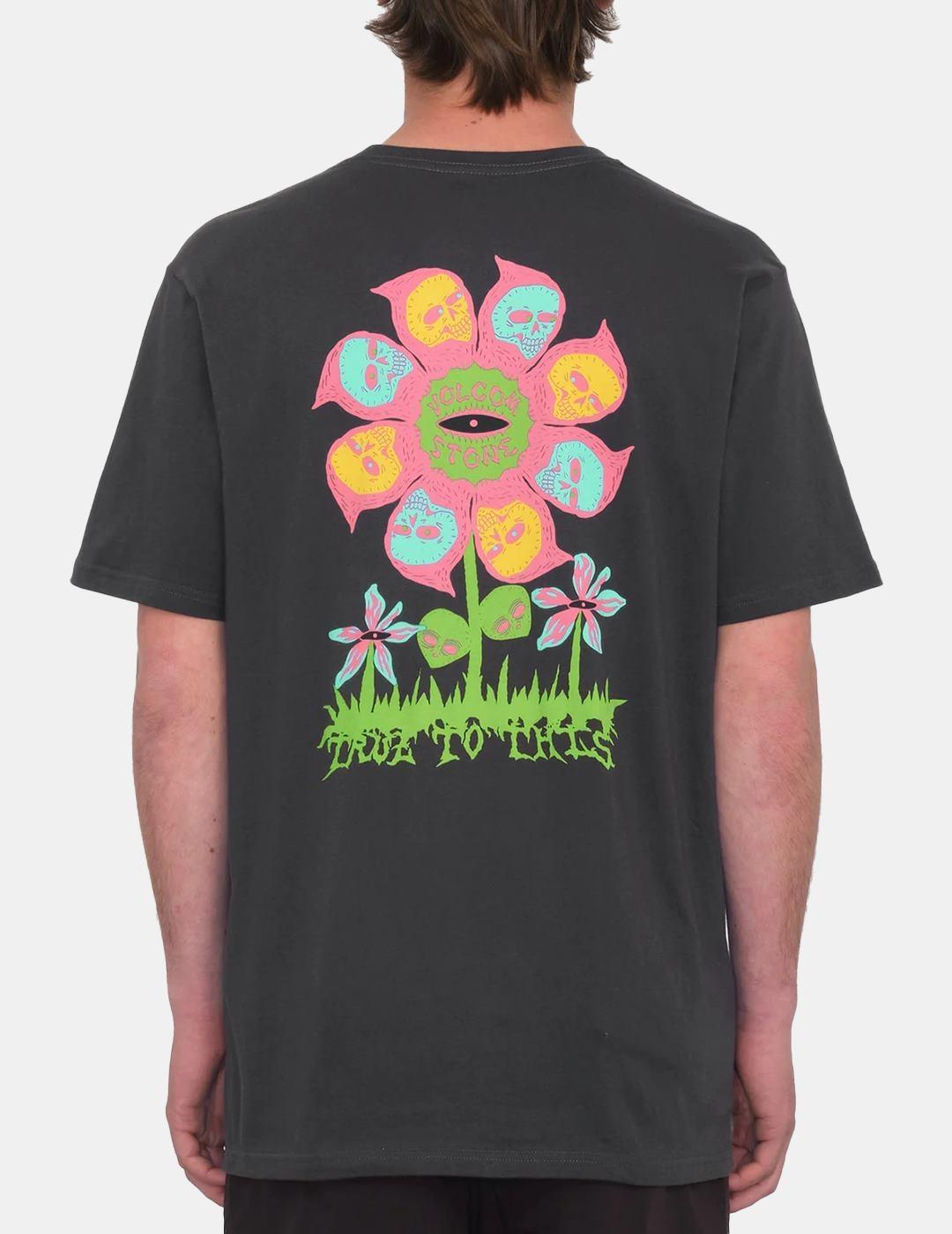 Camiseta Volcom Flower Budz Negro
