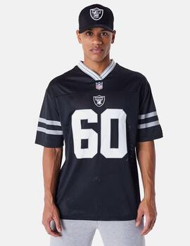Camiseta New Era NFL Las Vegas Raiders Mesh Negro