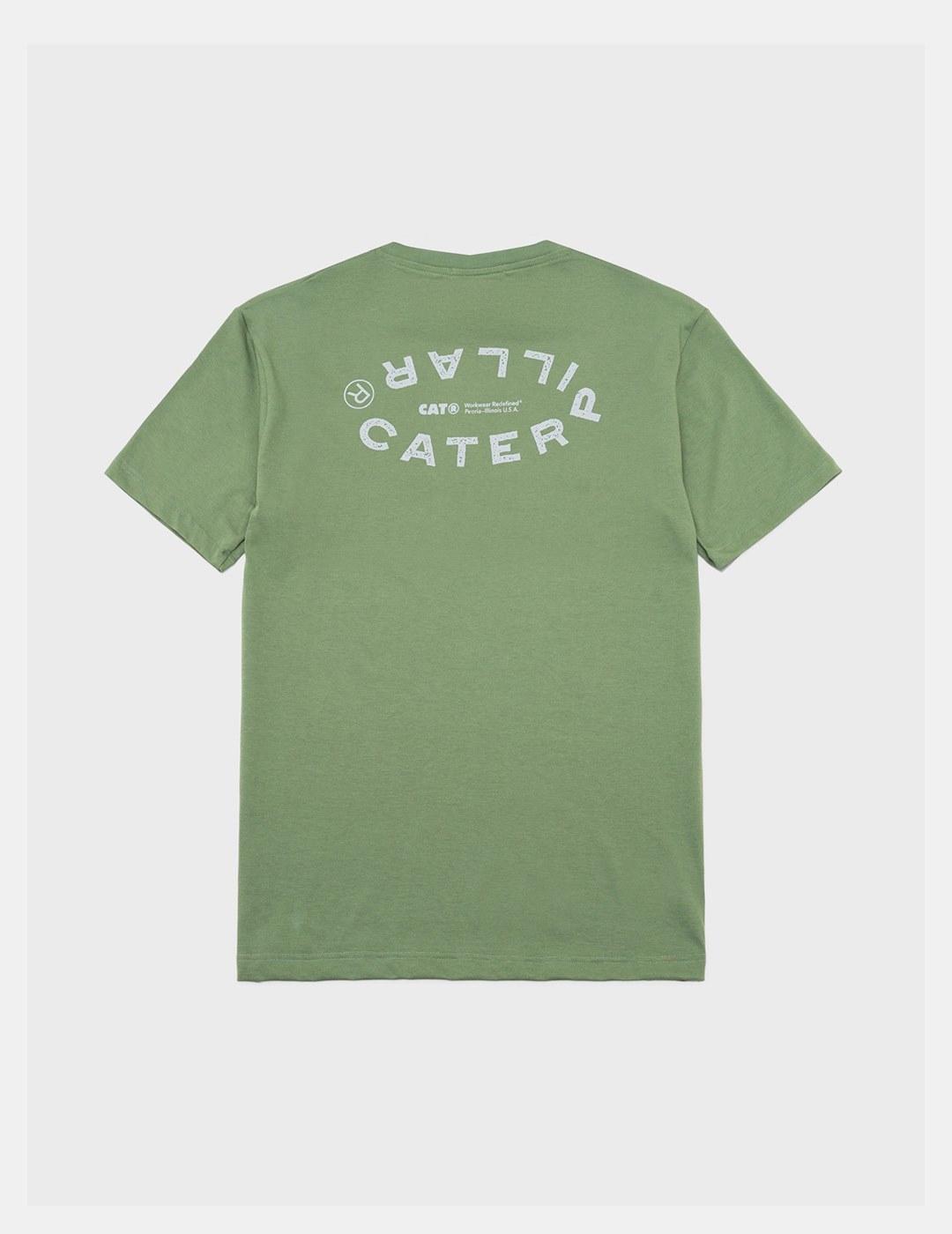 Camiseta Caterpillar Cat All Around Verde