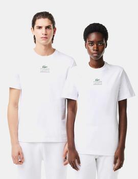Camiseta Lacoste TH1147 Blanco