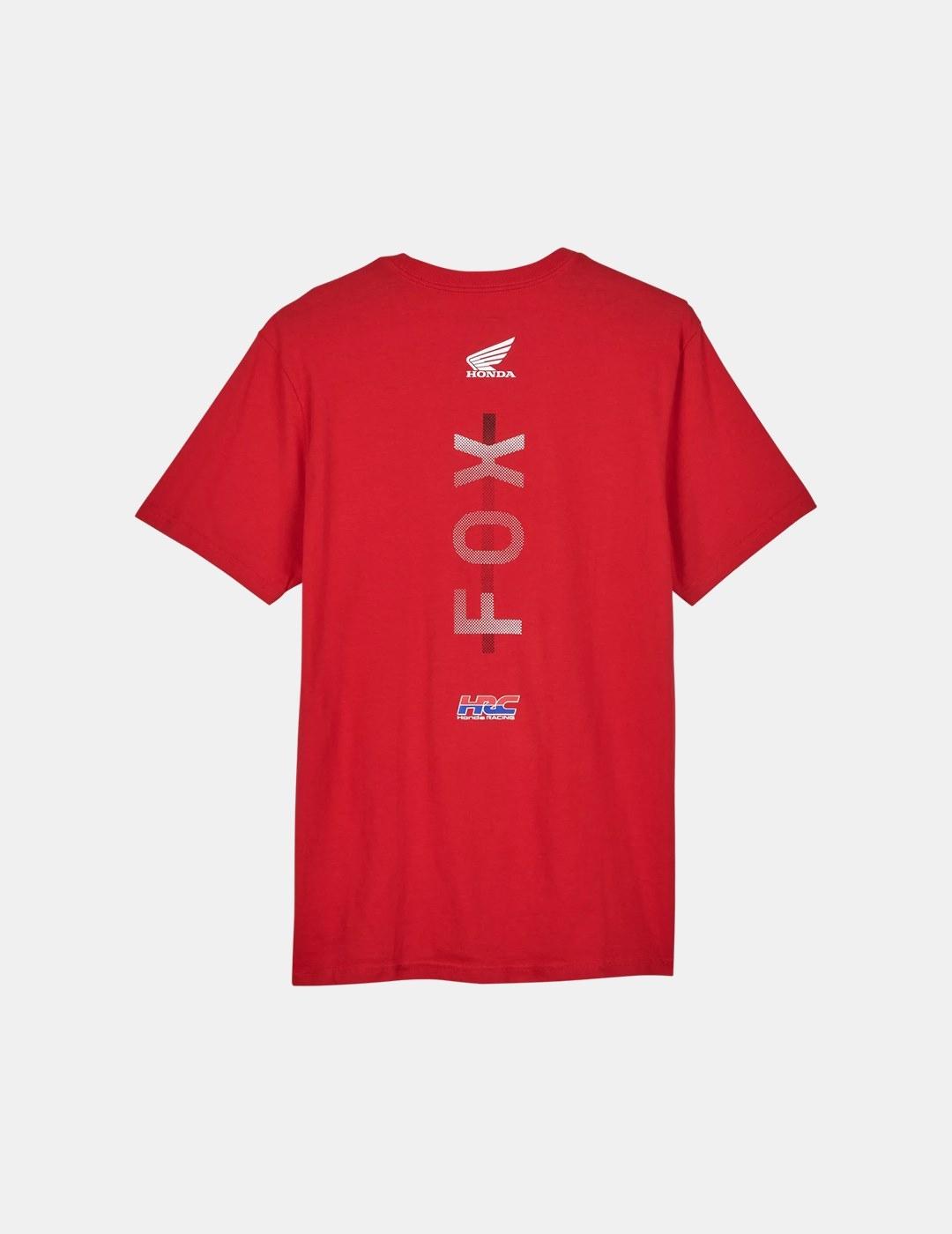 Camiseta Fox x Honda Premium Rojo