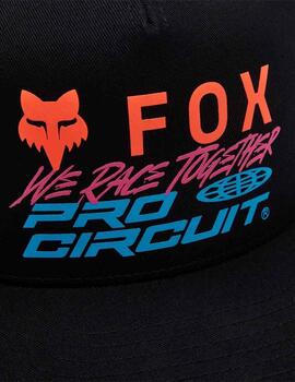Gorra Fox x Pro Circuit Sb Negro