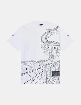 Camiseta Dolly Noire Chinese Wall Outline Blanco