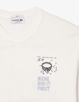 Camiseta Lacoste TH0135 Blanco