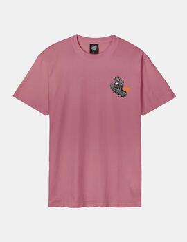 Camiseta Santa Cruz Melting Hand Rosa