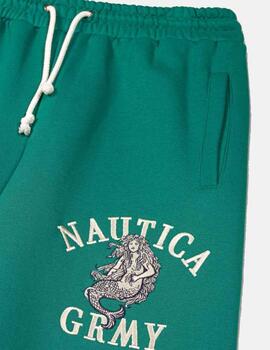 Pantalones Grimey x Nautica Mighty Harmonist Verde