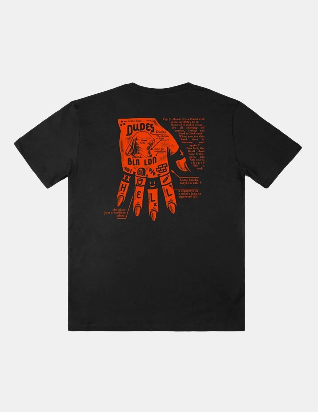 Camiseta The Dudes Pool Dead Hand Negro