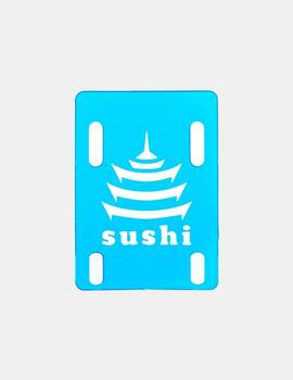 Sushi Riser Pagoda Clear Blue 1/8' IN