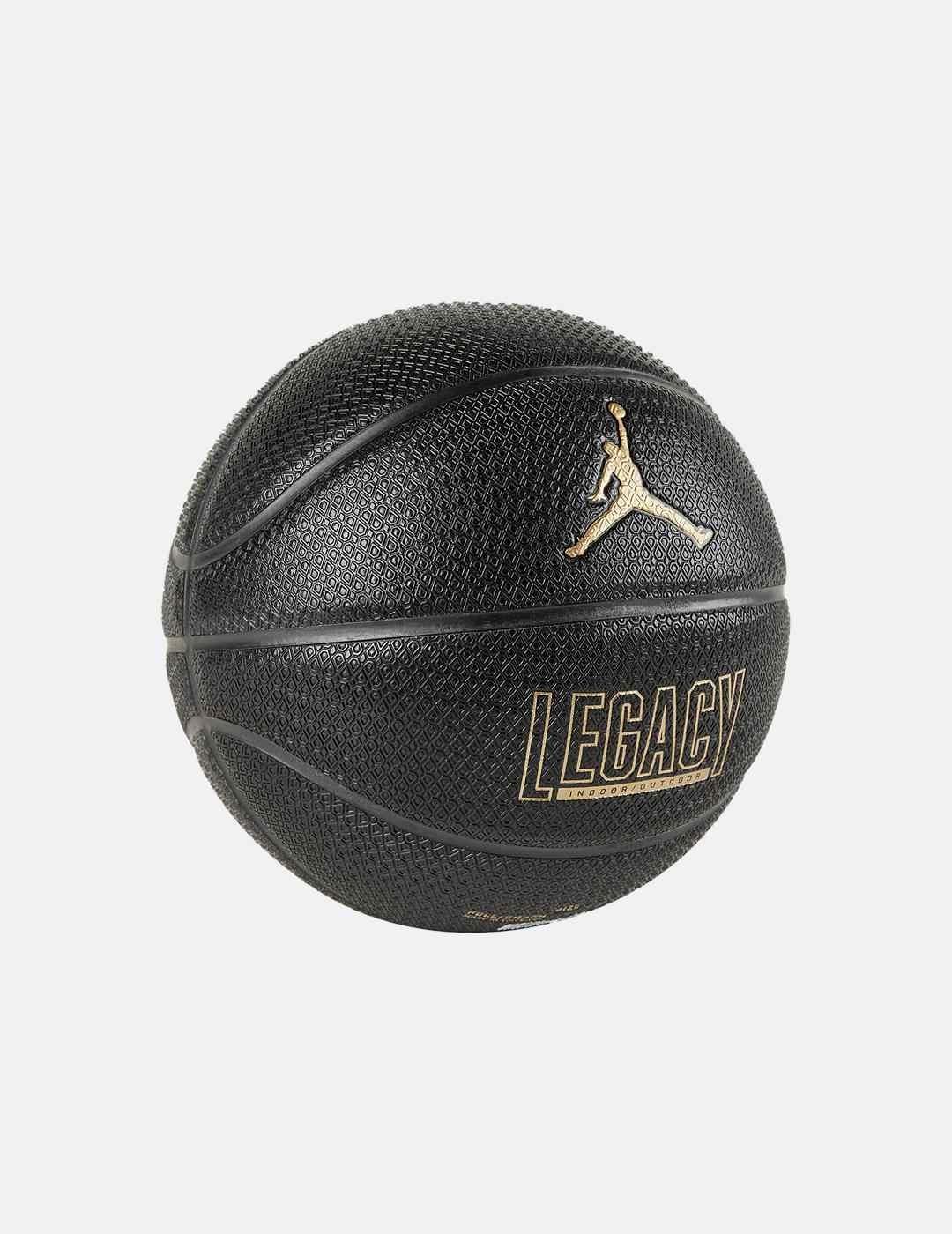 Balón Jordan Legacy 2.0 8P Deflated Negro Gold