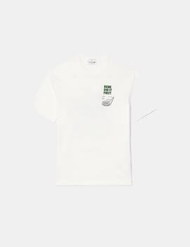 Camiseta Lacoste TH0135 Blanco
