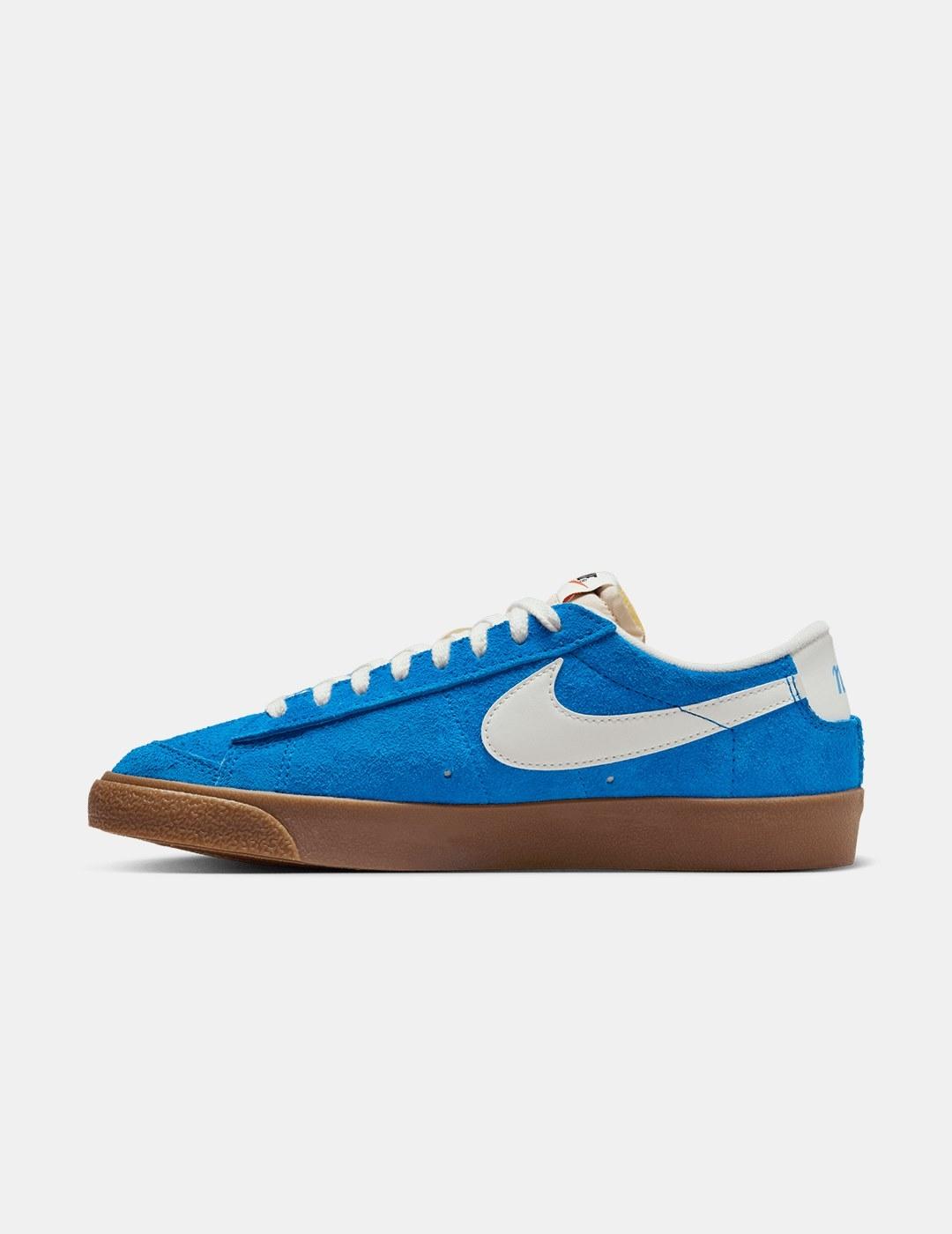 Zapatillas Nike W Blazer Low 77 Vntg Azul