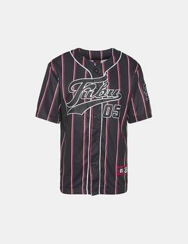 Camiseta Fubu Varsity Pinstripe Baseball Jersey