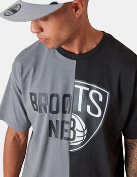 Camiseta New Era Nba Brooklyn Nets Washed Graphic