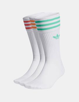Calcetines adidas Solid Crew 3 Pack