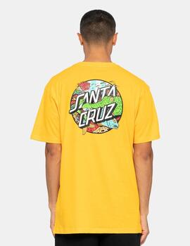 Camiseta Santa Cruz Winkowski Aquatic Dot Naranja Hombre