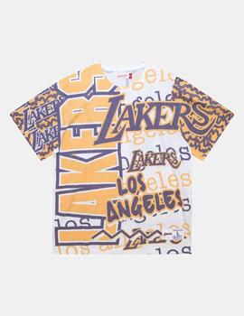 Camiseta Mitchell & Ness NBA Los Angeles Lakers Jumbotron2.0