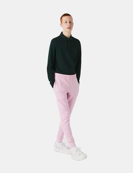 Pantalones De Algodón Lacoste Rosa Liso Para Hombre