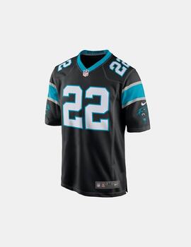 Camiseta Fanatics NFL Carolina Panthers 22 Negro Azul Hombre