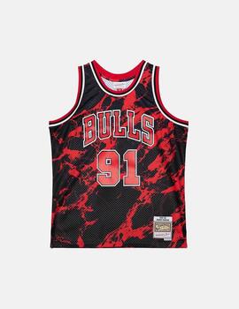 Camiseta Mitchell & Ness NBA Bulls 91 Marble Swing