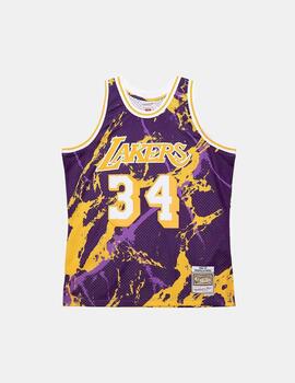 Camiseta Mitchell & Ness Nba Lakers Shaquille O'Neal 1996