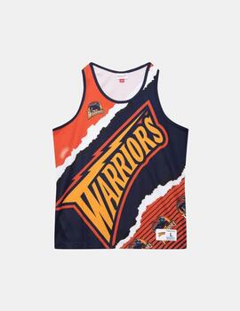 Camiseta Mitchell & Ness Nba Warriors Jumbotron Tank