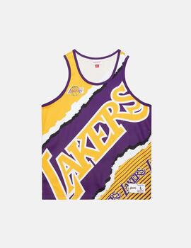 Camiseta Mitchell & Ness Nba Angeles Lakers Jumbotron Tank