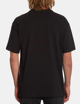 Camiseta Volcom Mona Loose Fit  Negro Hombre