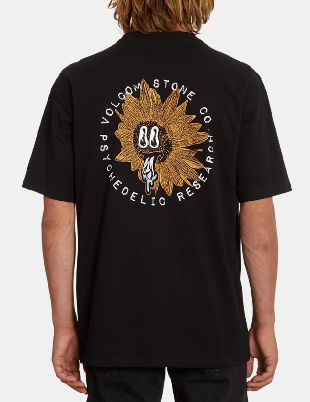 Camiseta Volcom Acid Sun Negro Para Hombre