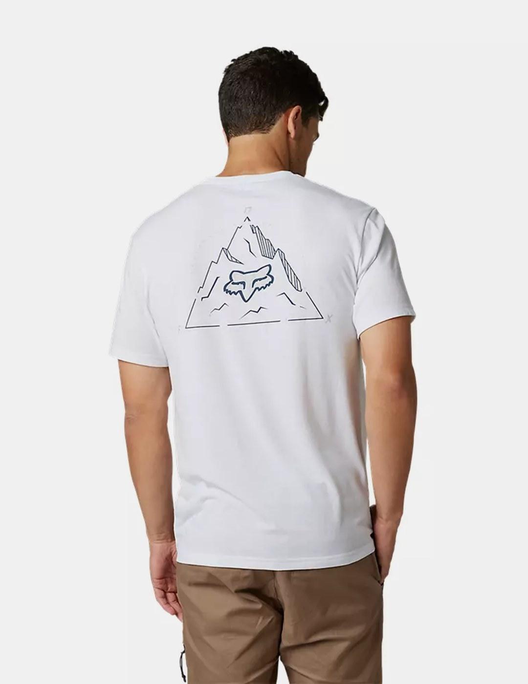 Camiseta Fox Finisher Tech Reflect Blanco Para Hombre
