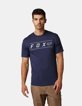 Camiseta Fox Pinnacle Tech Azul Para Hombre