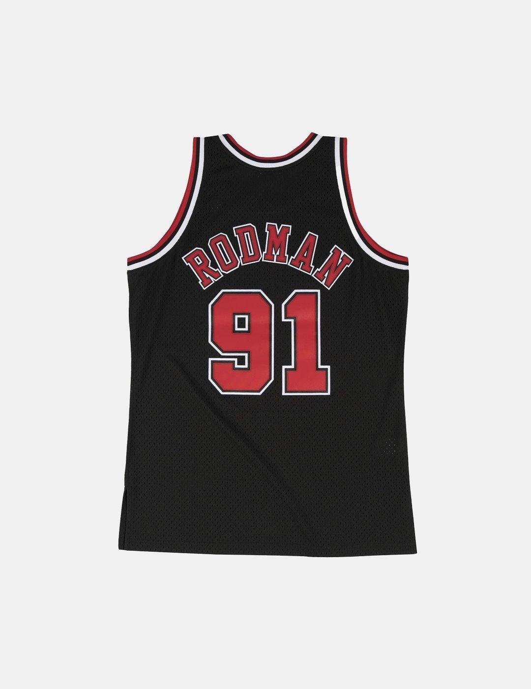 Camiseta Mitchell And Ness NBA Bulls 97 Rodman Negro