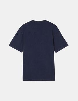 Camiseta Dickies Icon Washed Azul Navy Para Hombre