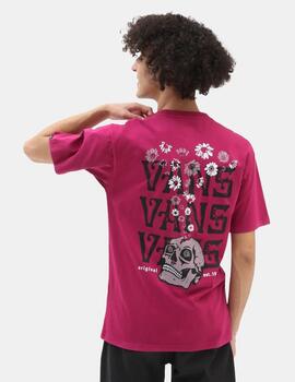 Camiseta Vans Og Skull Trip Purple Para Hombre